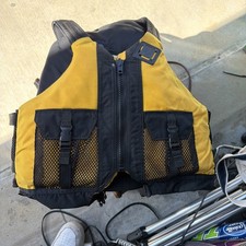 Vintage Lotus Designs Kosi II Type III PDF Paddling Life Vest Adult Med Yellow