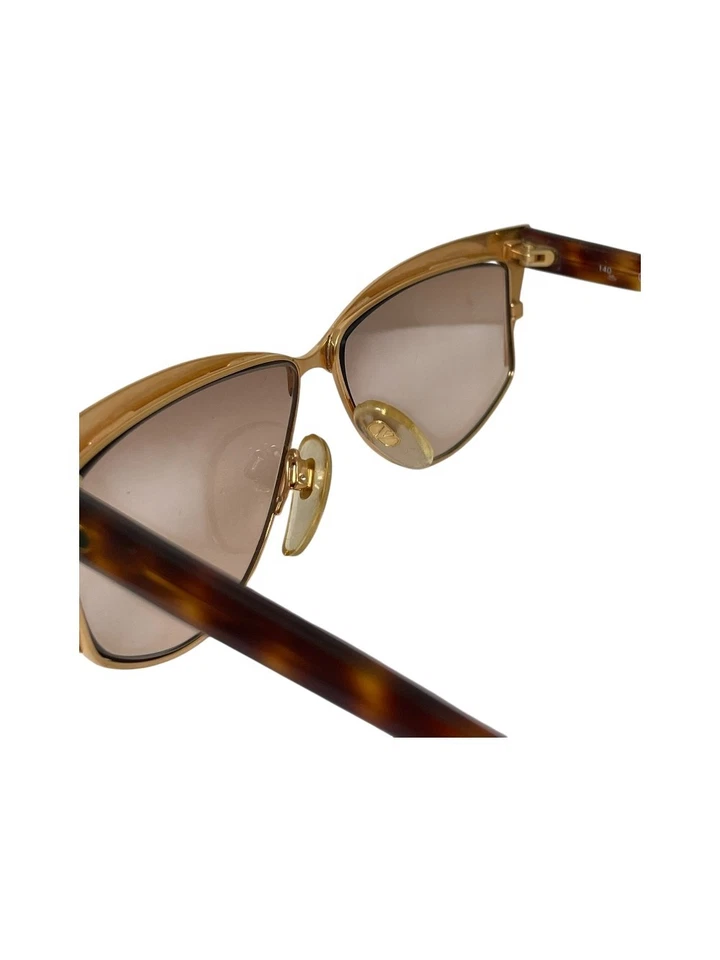 occhiali da sole vintage brand VALENTINO modello V339 colore ORO & HAVANA Foto 4 de 4