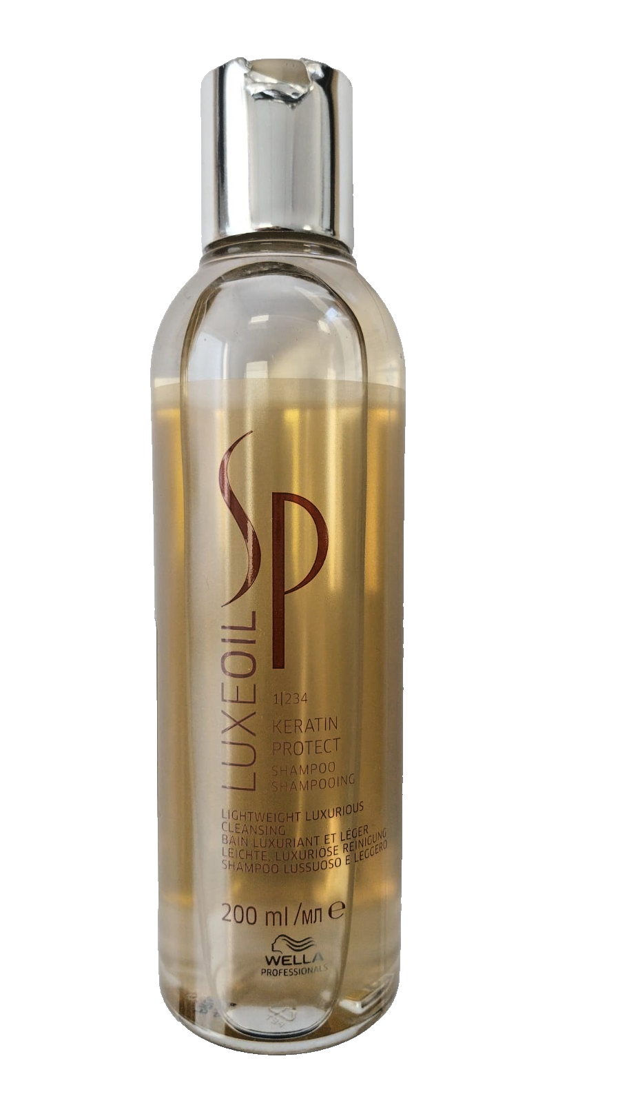 DAMAGED CAP Wella SP System Professional Luxe Oil Keratin Protect SHAMPOO 200ml