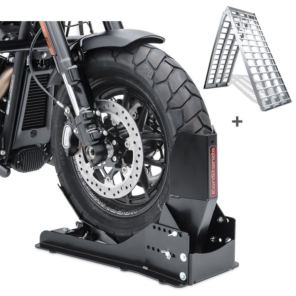 Set Motorradwippe + Auffahrrampe FüR Triumph Speed Triple / R / RS / S SW13-image