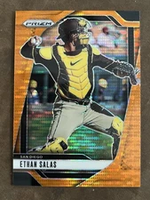 2025 Panini Prizm Ethan Salas Orange Pulsar Prizm /399