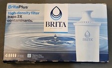Brita Plus Replacement Water Filter High-Density Pitchers - 4 PACK