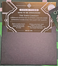 2025 TOPPS TRANSCENDENT BASEBALL EXCLUSIVE VIP PARTY INVITATION GOLD TIER 68/100