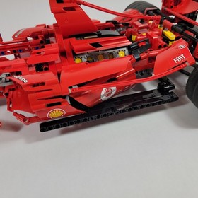 Vintage LEGO Ferrari F1 8674 Racer 1:8 Indy Race Car Stickers Clean 98% Complete