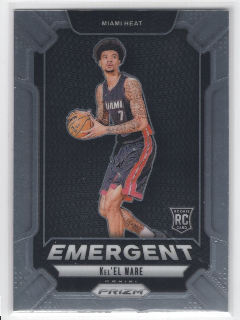 #2 2024-25 Panini Prizm Emergent Base Kel'el Ware Miami Heat