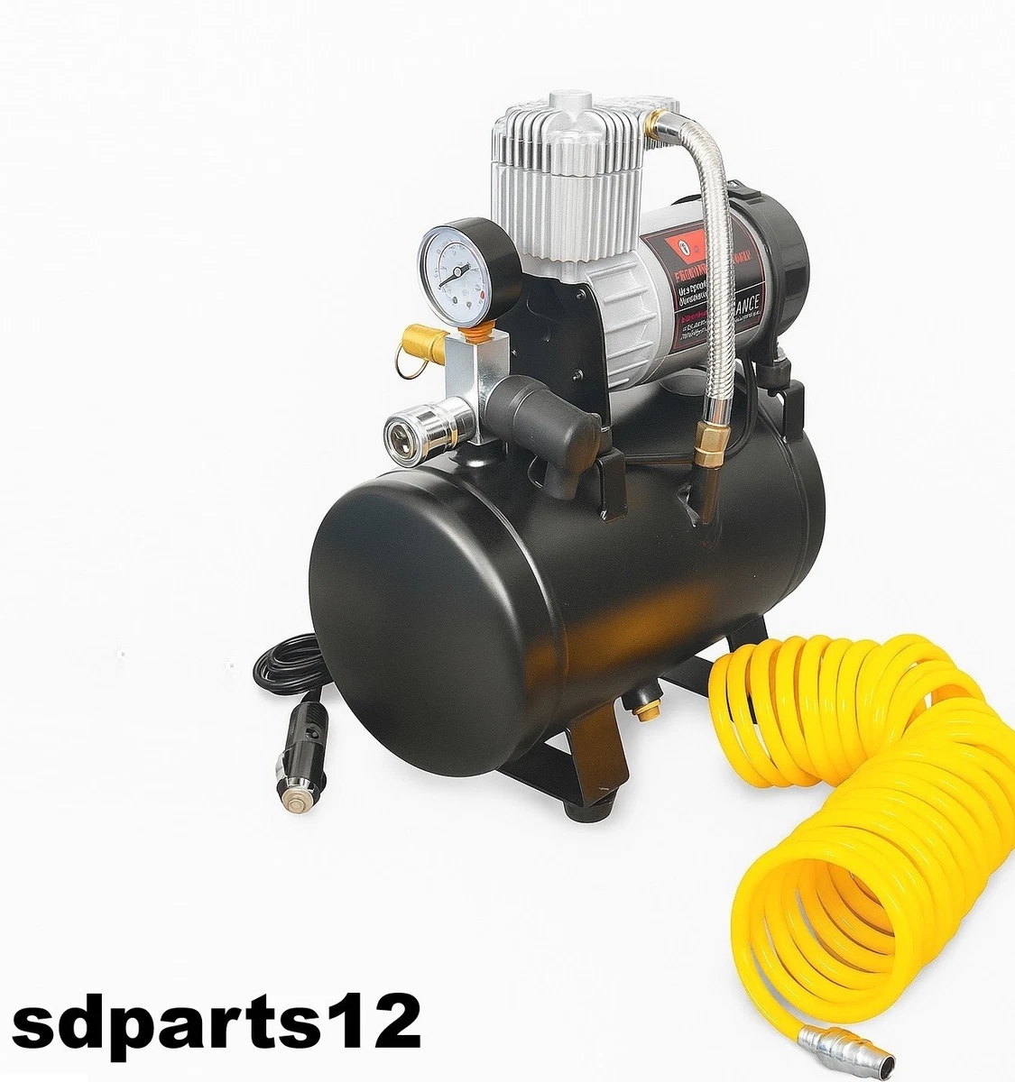 VEVOR Kit Compressore deAria 12V Serbatoio da 6 Litri, Kit Compressore