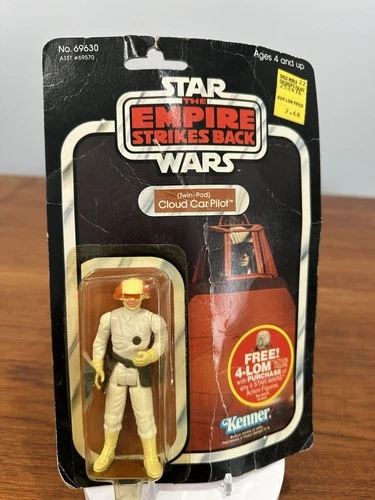 Vintage 1982 Star Wars ESB Cloud Car Pilot 47-Back Kenner MOC 4-LOM Offer