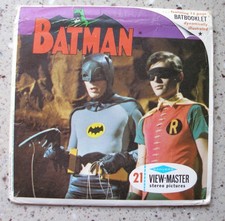 1966 View-Master Original Batman TV Series, Set of 3D Reels, No Red Tint, Set B