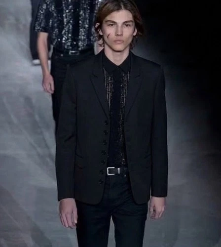 $2995 YSL Saint Laurent Seven Button Blazer EU 50 USA 40 - product listing photo