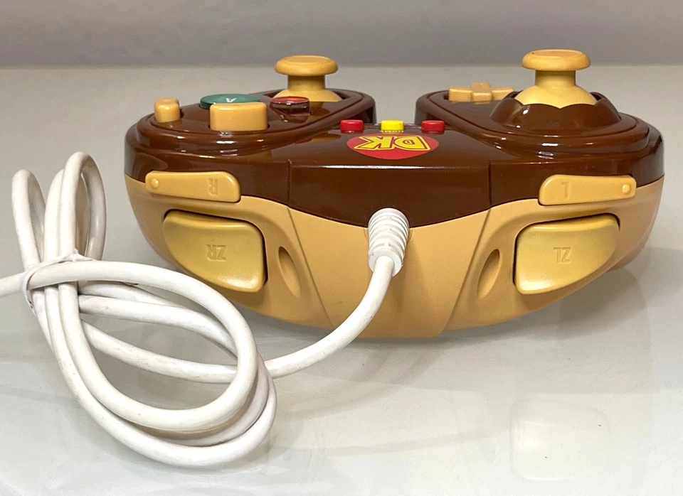 🔥 Controlador de videojuegos Nintendo Wii U PDP con cable Fight Pad 085-006 Donkey Kong Foto 4 de 4