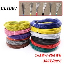 UL1007 Tin Plated Copper Wire Wiring Environmental Protection Wire 16AWG-28AWG
