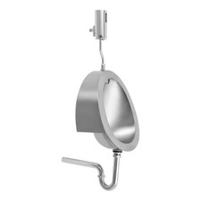 Modern Stainless Steel Automatic Sensing Sensor Silver Urinals for Male Toilet