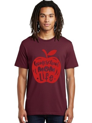 Homeschool-Mom-Life-2 Mens Graphic Tee, 100% Cotton, Casual Summer Wear
