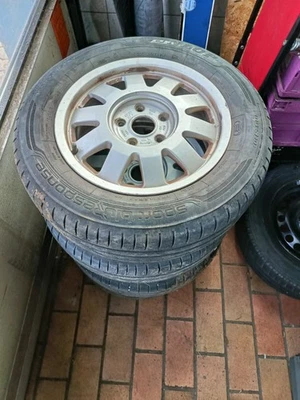 A6 4B A4 B5 Alufelgen Felgen Sommerräder 6jx15H2 ET45 195/65 R15 Sommer Räder - Bild 1 von 4