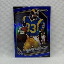 Panini 2025 Prizm Black Willie "Flipper" Anderson Rams Blue Prizm #79 /199