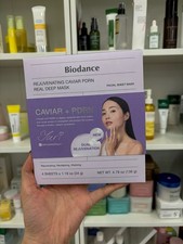 Biodance rejuvenating caviar pdrn real deep mask  1.19 oz x 4 ea