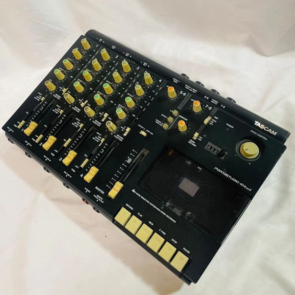 TASCAM Portastudio 414 MKII 4-Track Cassette Recorder Tested Working from Japan - Image 3 of 4