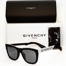 Image of Givenchy Sunglasses Big Logo Black White Grey Mens Womens GV 7016/N/S 80SIR
