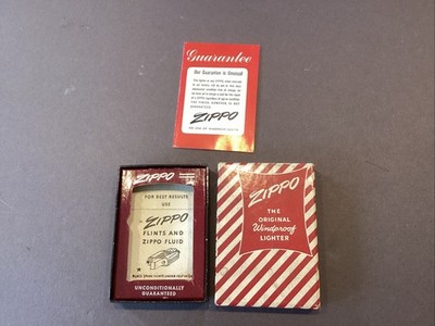 NEW UNFIRED Zippo 2032695 Windproof Lighter Brushed Chrome 1937