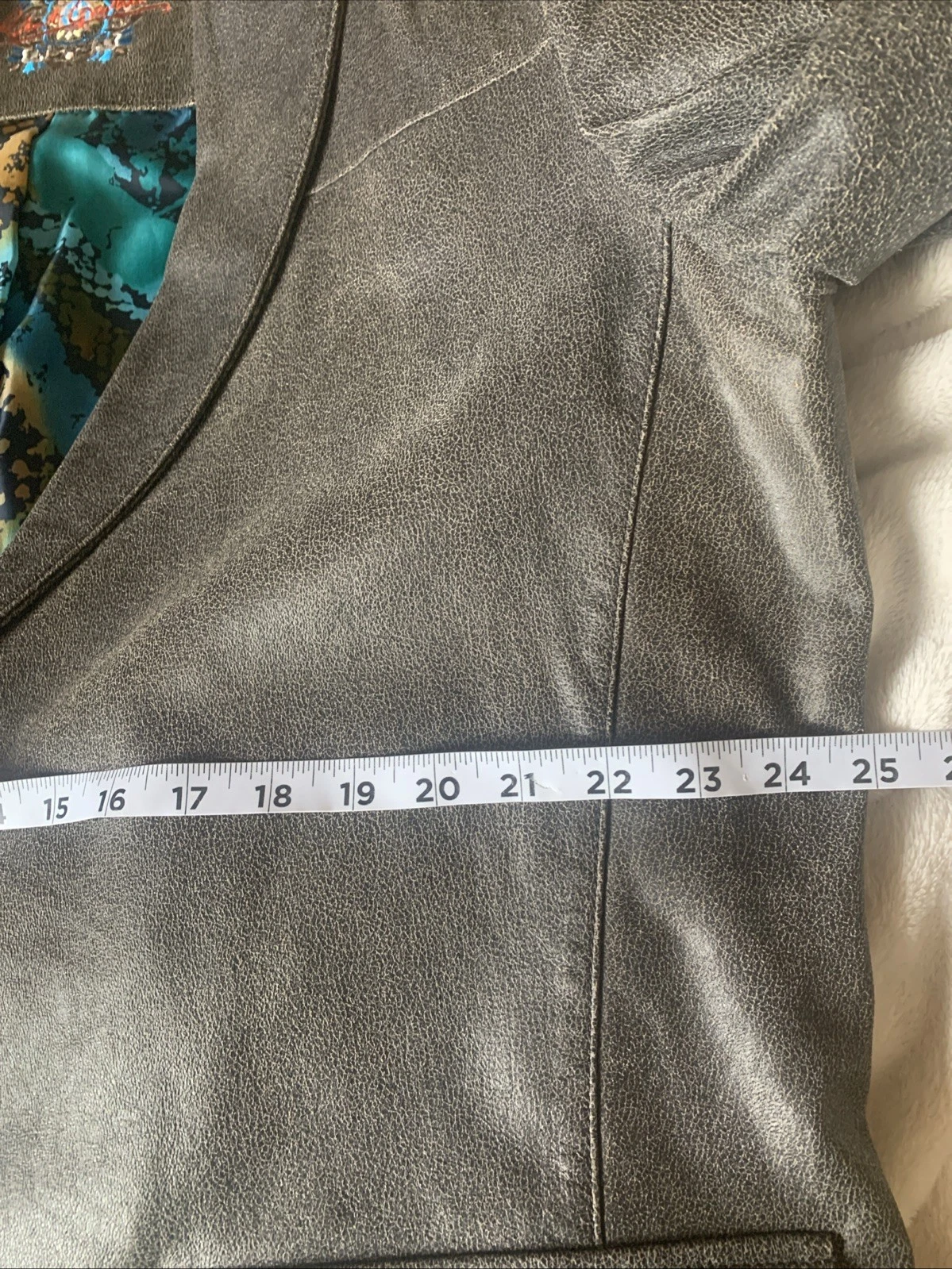 Robert Graham Brown Leather Blazer Sport Coat Jacket Size 46/56 EXCELLENT EUC - product detail image 8