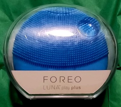FOREO LUNA Play PLUS T-Sonic Facial Cleansing Device (BRAND NEW) Aquamarine