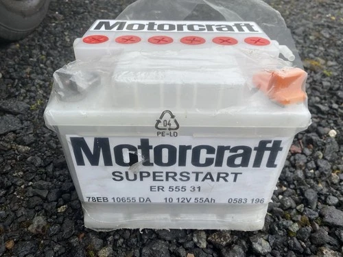 Ford Escort Mk2 Mk3 RS Turbo Rs2000 White Motorcraft Battery Nos Rare - Picture 1 of 3