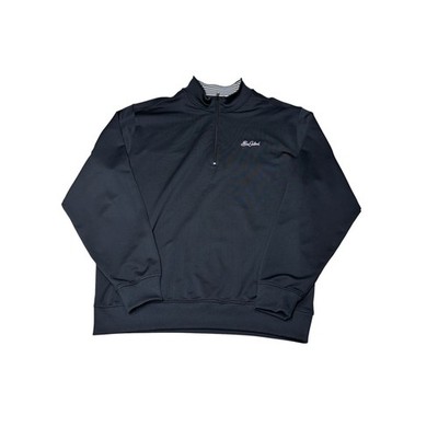 FootJoy x Sea Island  Mens XL Black Quarter Zip Pullover Golf Sweatshirt Stripe