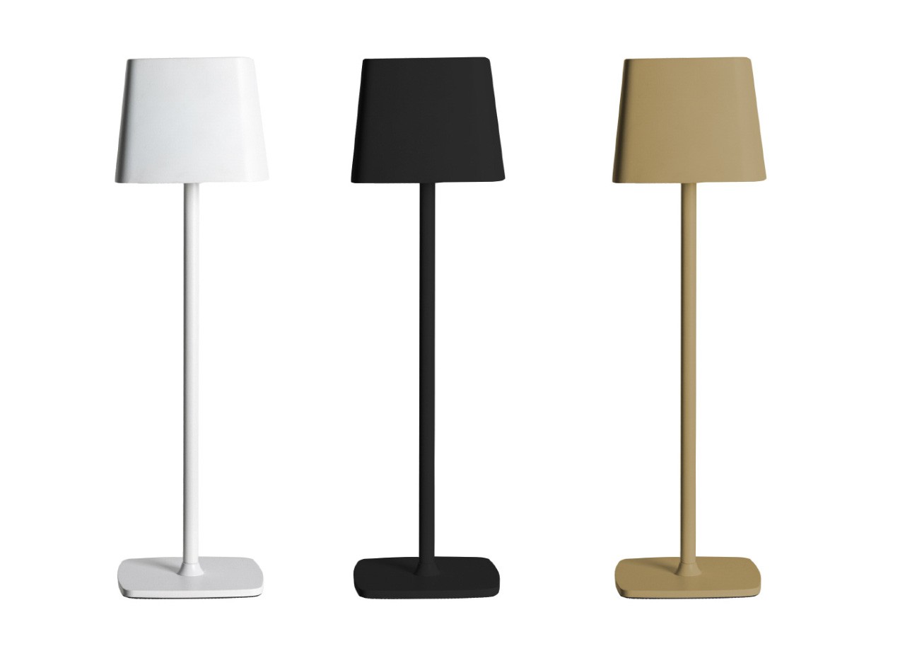 Lampada Tavolo LED Touch Ricaricabile Quadrata: Luce Dimmerabile Design