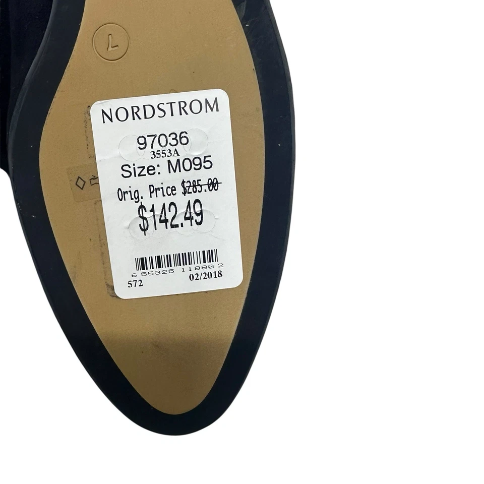 NUEVO CON ETIQUETAS $285 Paul Green US 9.5 / UK 7 Maureen Recorte Ballet Planos Azul Gamuza Tacón Arco Foto 3 de 4