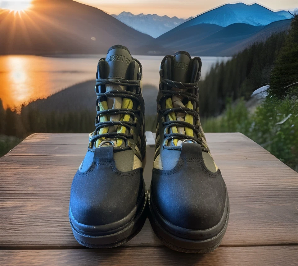 Botas de Encuentro Orvis Hombres 12 Pesca con Mosca Suela de Fieltro Vadeo Senderismo Cabinacore 8R7X Foto 3 de 4