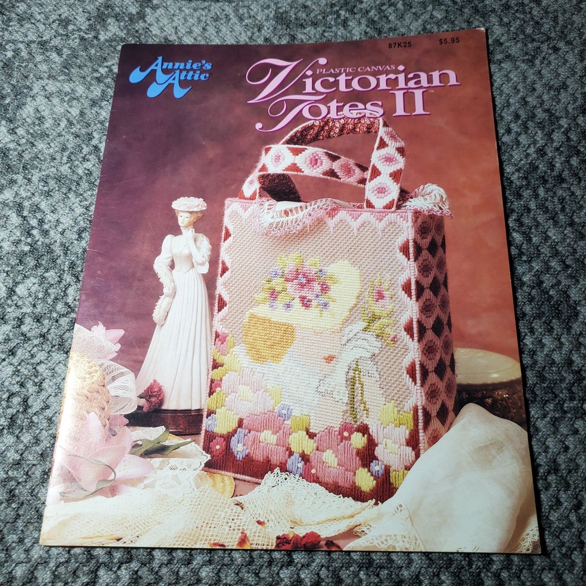 Annie's Attic Victorian Totes II Plastic Canvas Leaflet 87K25 | eBay
