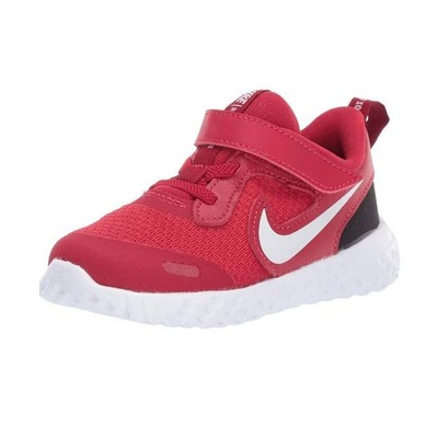 Nike Unisex-Child Red Size 4C Revolution 5 Pre School Running Shoe
