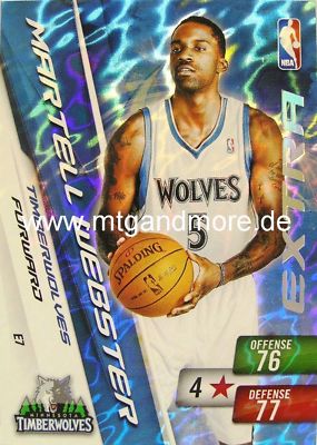 Panini NBA Adrenalyn XL 2011  - Martell Webster - Extra