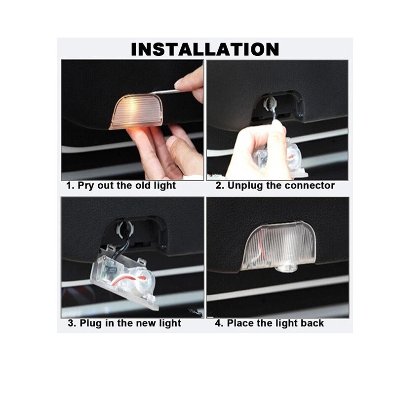 Luces LED de charco HD sin decoloración para Honda Accord 2013-2022 2 piezas Foto 2 de 4