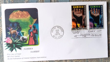 NAMIBIA AFRICA  HENRY BANCSATH   ARTWORK 1975 WFUNA  CACHET FDC UNADD