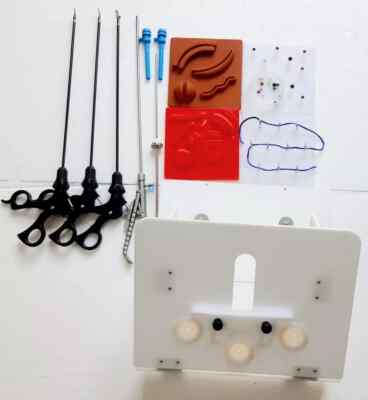 Laparoscopic Foldable Virtual Simulator Trainer Box Suture Training Kit Sets