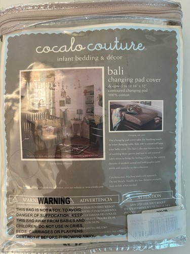 COCALO COUTURE BALI Designer Nursery Crib Bedding Set Curtains Art Lot 14 Pieces - Picture 18 of 20