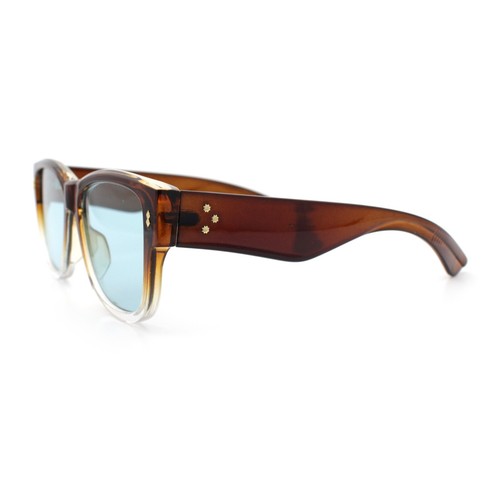 Retro Gentlemanly Vintage Style Horn Rim Hipster Plastic Sunglasses - 第 8/38 張圖片