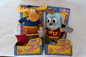 rocky and bullwinkle plush toys