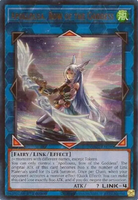 x1 Apollousa, Bow of the Goddess (Alternate Art) - RA02-EN040 - Ultra Rare - 1st