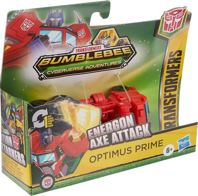 Transformers Bumblebee Cyberverse Adventures Optimus Prime Energon Axe Attack