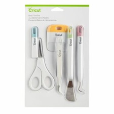 Cricut BASIC TOOL SET Spatula, Weeder, Scraper, Scissors, Tweezers NEW