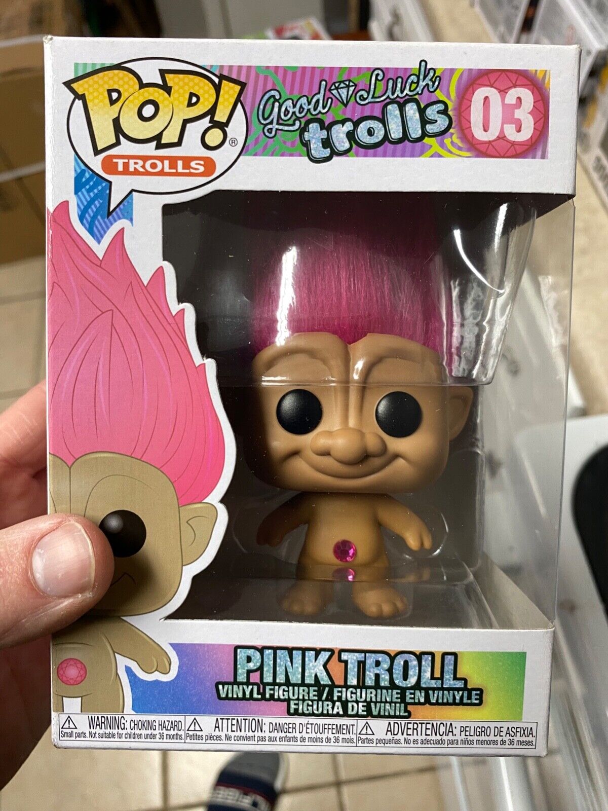 Funko Pop! Filme Trolls Pink Troll 03 Boneco Colecionave Original - Moça do  Pop - Funko Pop é aqui!