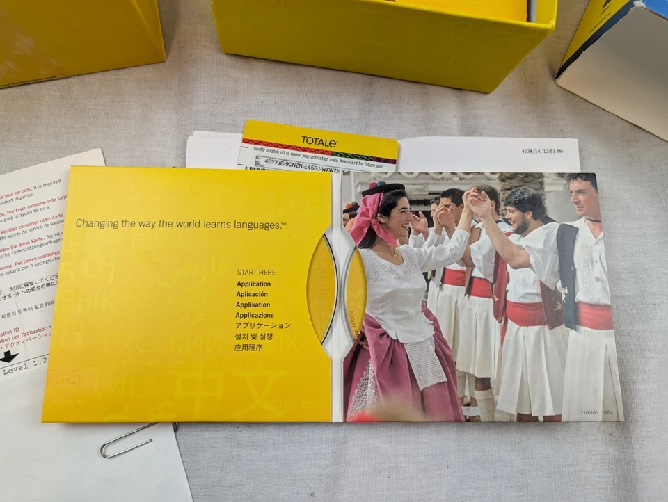 Rosetta Stone Italian Level 4 Audio Companion CD Rom + codes for level 1-3 & 5 - Image 4 of 4