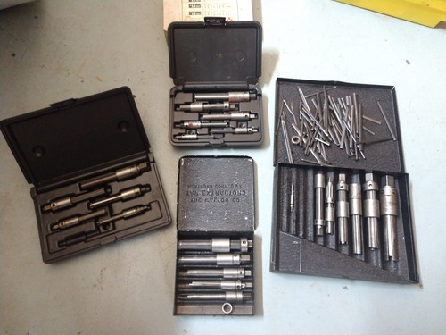 Lot of Walton Tap Extractor Set In Case pieces parts etc