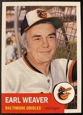 2024 Topps Living Set #741 Earl Weaver Baltimore Orioles HOF