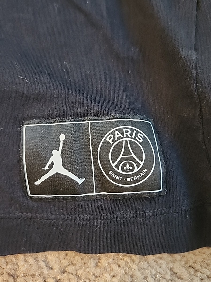 Nike Air Jordan PSG Paris Saint Germain Shirt Soccer Futbol