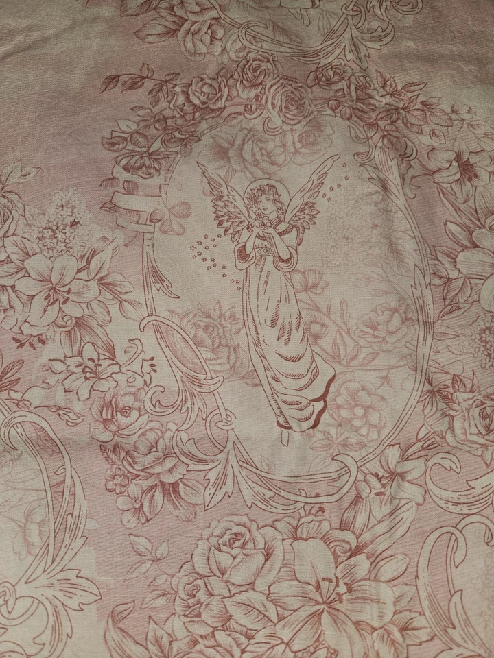 Difícil de encontrar en el principio tela de algodón vista de ángel jardines Lynnea Washburn 3 yardas  Foto 4 de 4