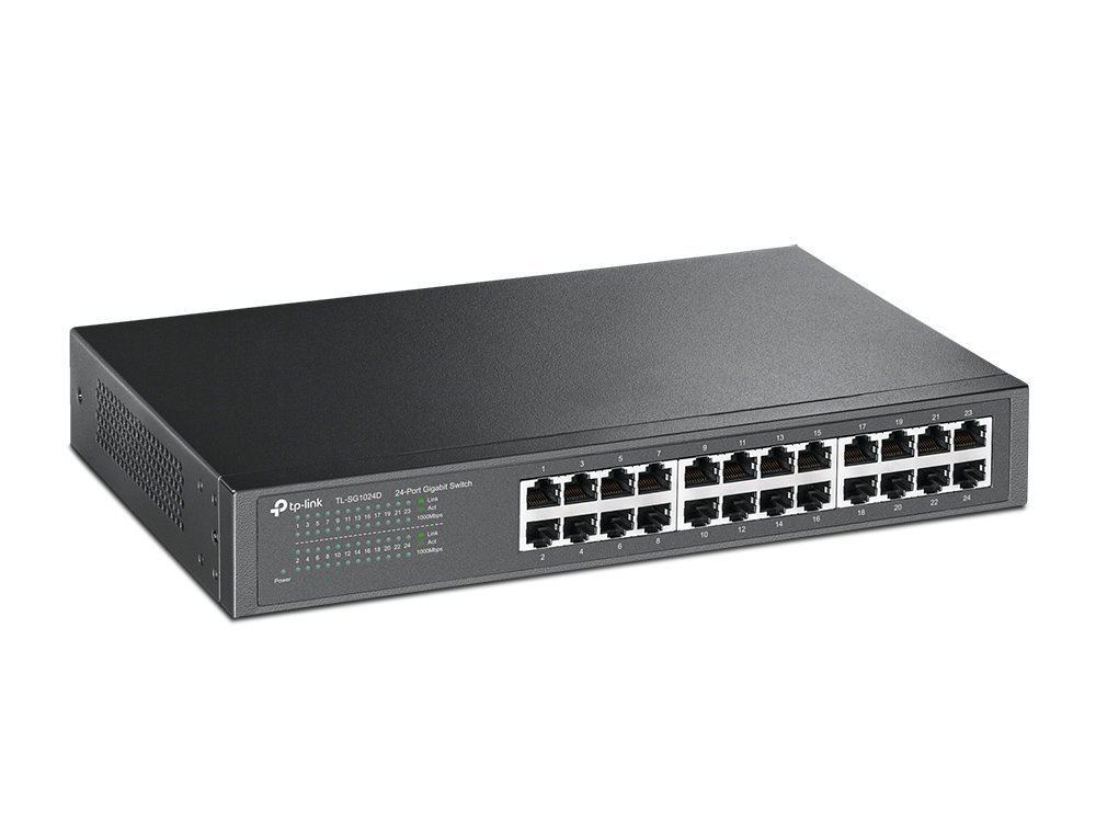TP-Link 24-Port Gigabit Desktop/Rackmount Switch Play & Plug TL-SG1024D