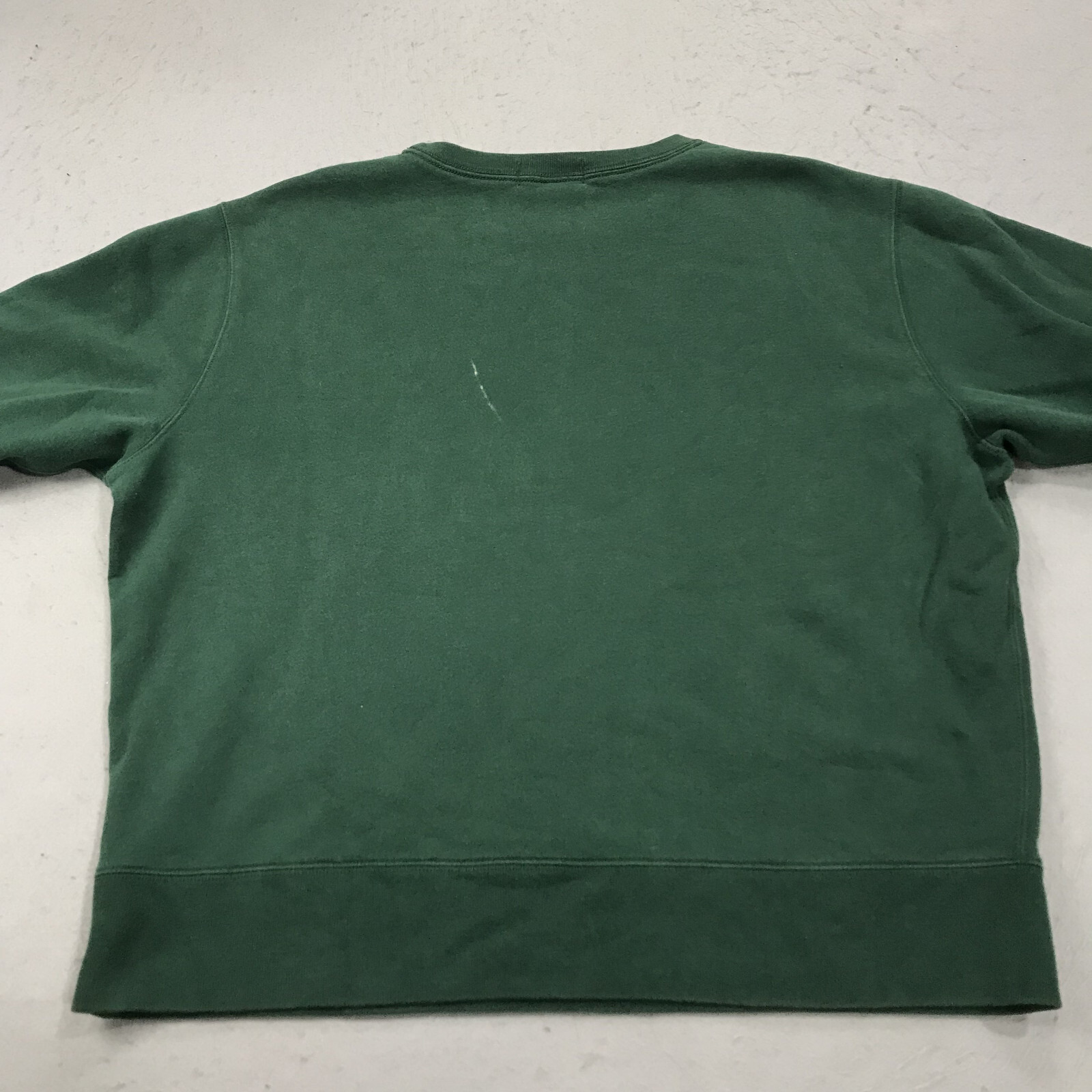 VINTAGE Polo Ralph Lauren felpa uomo XL verde girocollo pony pile anni 90